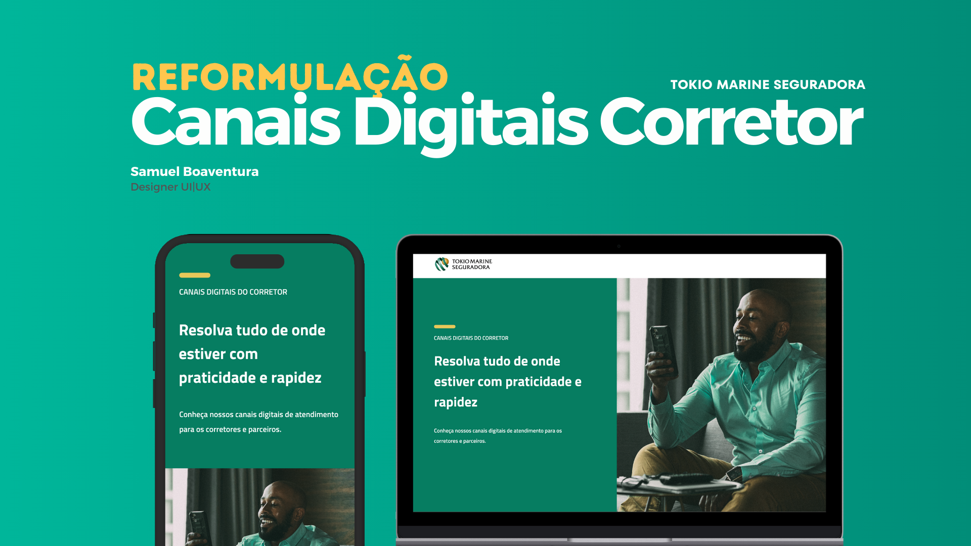 Interfaces dos canais digitais para corretores — Tokio Marine Seguradora