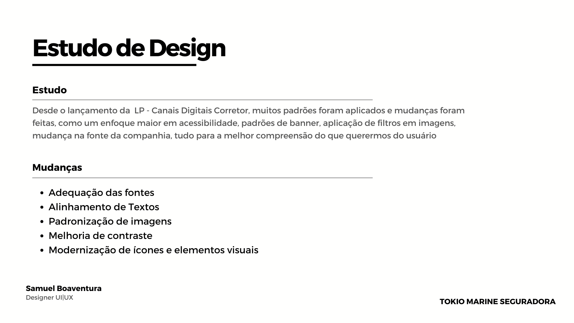 Interfaces dos canais digitais para corretores — Tokio Marine Seguradora — imagem 5