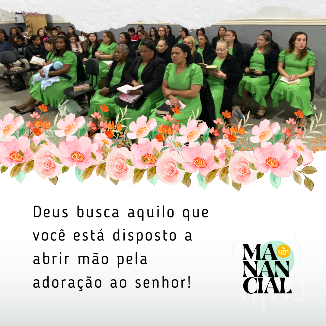 Peças visuais do projeto Grupo Manancial — Círculo de oração — imagem 8